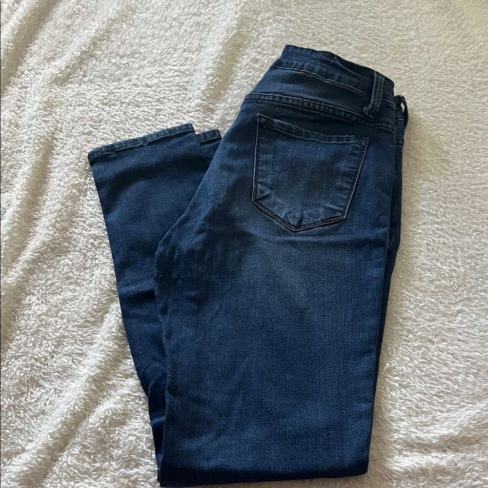 Fashion Nova Dark Blue Skinny Jeans